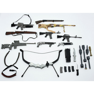 12 FIGURAS DE MILITARES CON ACCESORIOS