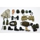 12 FIGURAS DE MILITARES CON ACCESORIOS