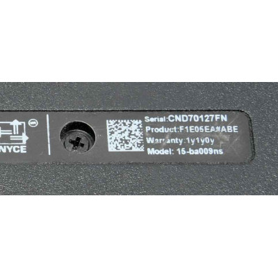 PORTATIL NOTEBOOK HP 15-BA009NS / AMD A8-7410 2.2GHz / 1TB HDD / 8GB RAM