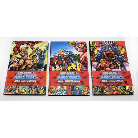 LIBRO COMIC HE-MAN Y LOS MASTERS DEL UNIVERSO VOL: 1, 2 Y 3