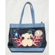 BOLSO TOUS AZUL DE REJILLA