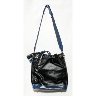 BOLSO TOUS NEGRO Y AZUL CUERO