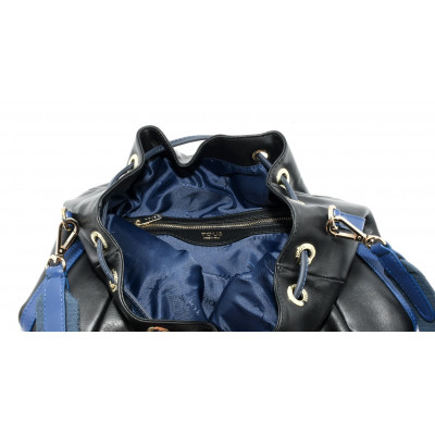 BOLSO TOUS NEGRO Y AZUL CUERO