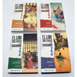 COLECCION MANGA LOBO SOLITARIO Y SU CACHORRO - 4 TOMOS