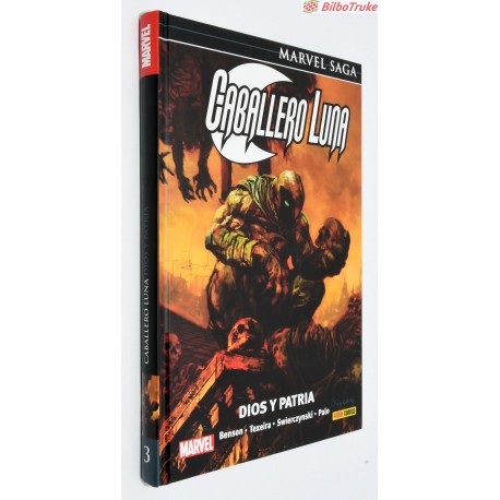 LIBRO COMIC MARVEL CABALLERO LUNA - DIOS Y PATRIA