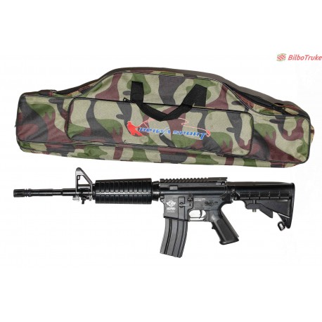 RIFLE AIRSOFT AEG M4 GG CM16 RAIDER NEGRA