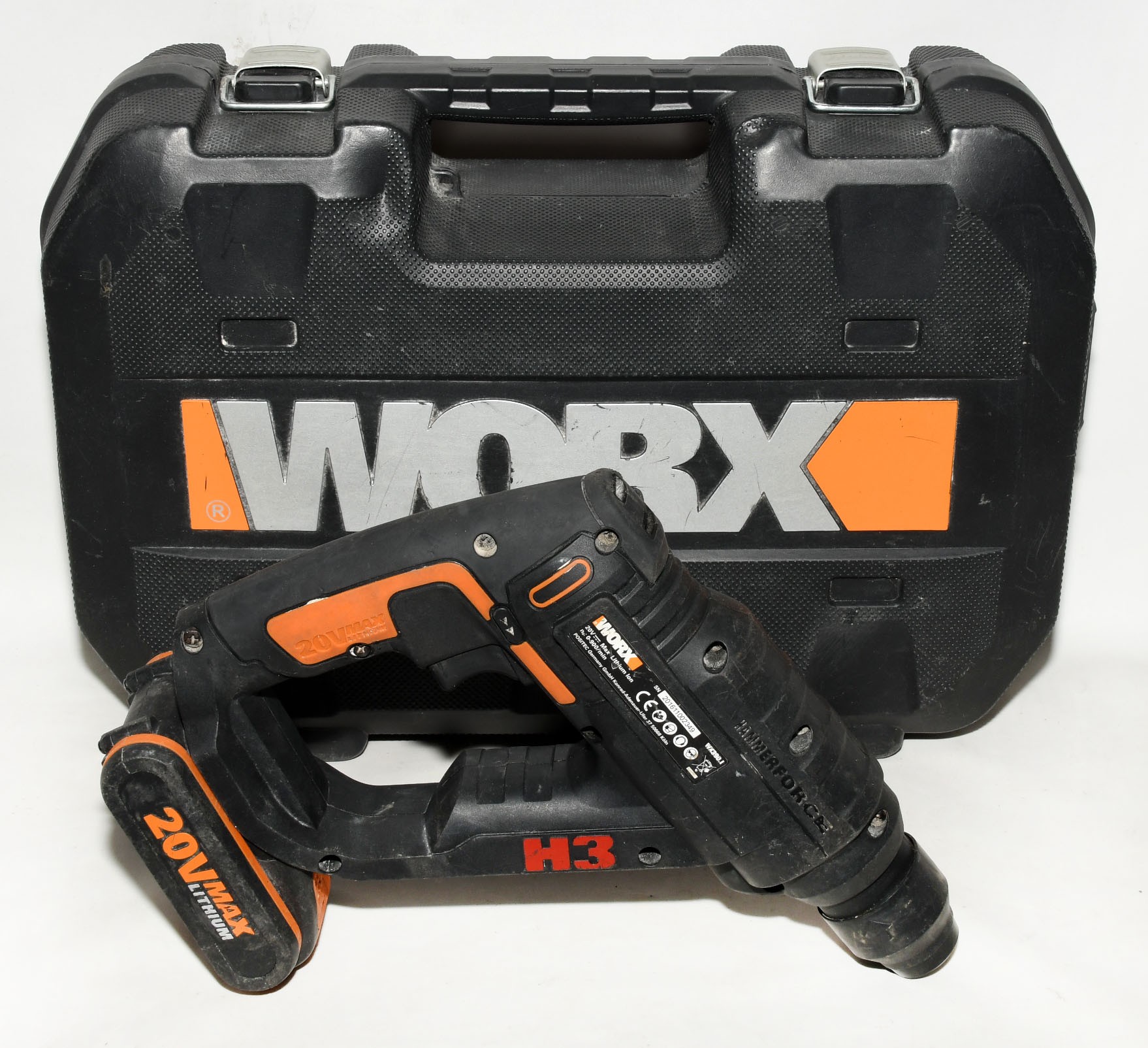 Worx WX390.1 H3 Martillo/Taladro/Atornillador + 2 Baterías 20V 2.0