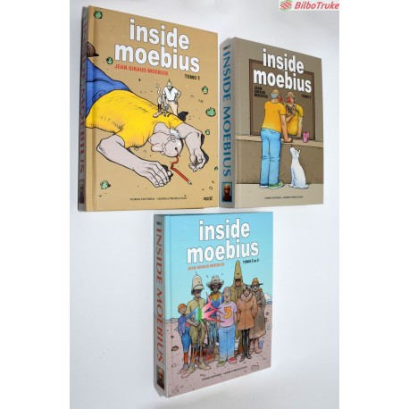 LIBRO COMIC INSIDE MOEBIUS - 3 TOMOS