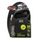 CORREA PARA PERROS EXTENSIBLE FLEXI BLACK DESIGN