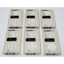 PACK 6 LUCES ADHESIVAS LED IKEA OLEBY