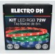 KIT TIRAS LED ELECTRO DH RGB 72W