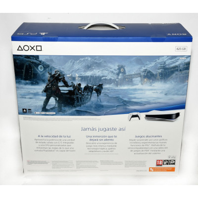 CONSOLA PS5 825GB + GOD OF WAR RAGNAROK DIGITAL