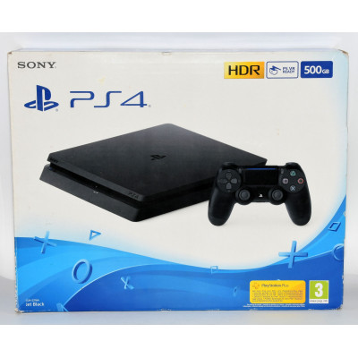 CONSOLA PS4 SLIM 500GB CON CAJA Y MANDO