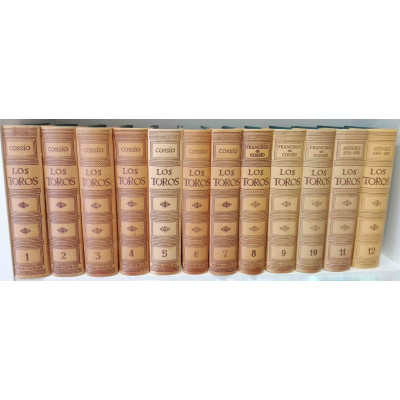 COLECCION COSSIO LOS TOROS 6 TOMOS