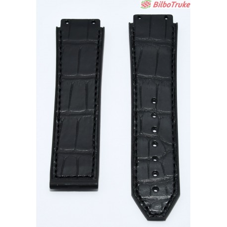 CORREA HUBLOT RUBBER STRAP NEGRO