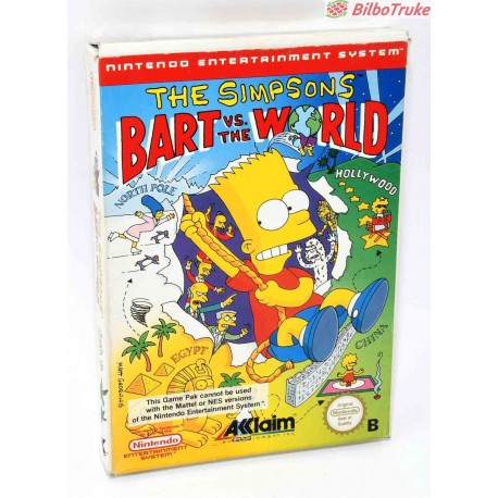 VIDEOJUEGO NES THE SIMPSONS BART VS THE WORLD