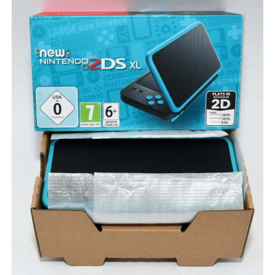 CONSOLA NINTENDO 2DS XL NEGRA Y AZUL