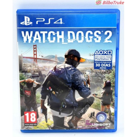 VIDEOJUEGO PS4 WATCHDOGS 2