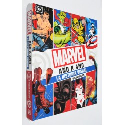 LIBRO COMIC MARVEL AÑO A AÑO - LA HISTORIA VISUAL