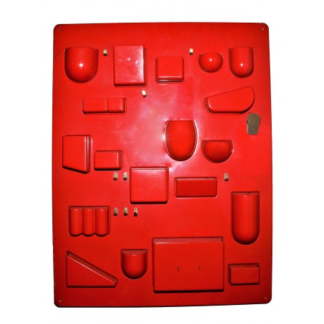 ALMACENADOR MURAL VITRA DOROTHEE BECKER RED 70'S