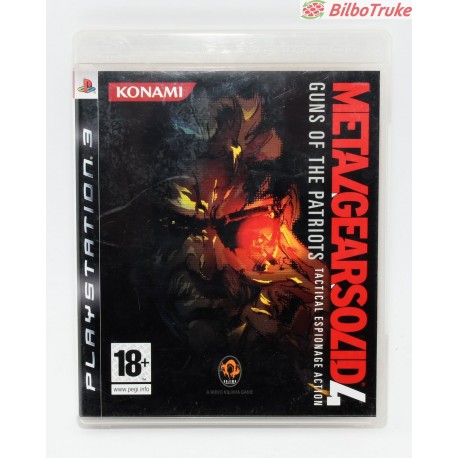 VIDEOJUEGO PS3 METAL GEAR SOLID 4 GUNS OF THE PATRIOTS PS3