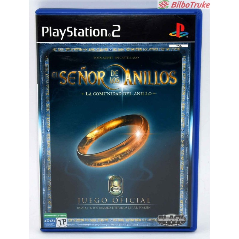 El señor de los anillos best sale la comunidad del anillo ps2