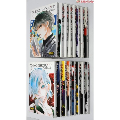 COLECCION MANGA TOKYO GHOUL - 14 + 2 TOMOS