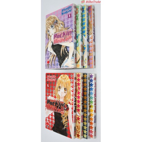 COLECCION MANGA ROCKIN HEAVEN - 8 TOMOS