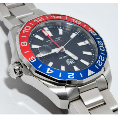 RELOJ AUTOMATICO TAG HEUER AQUARACER CALIBRE 7 GMT PEPSI