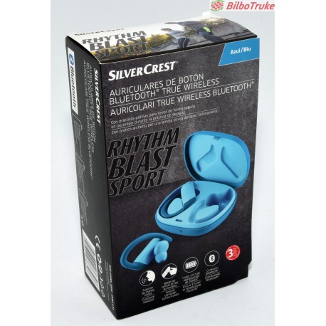 AURICULARES SILVERCREST SKBS 4 A1 AZUL