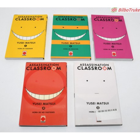 COLECCION MANGA ASSASSINATION CLASSROOM - 5 TOMOS