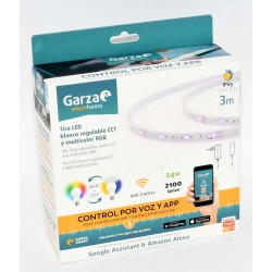 KIT TIRAS LED MULTICOLOR GARZA SMARTHOME 12V