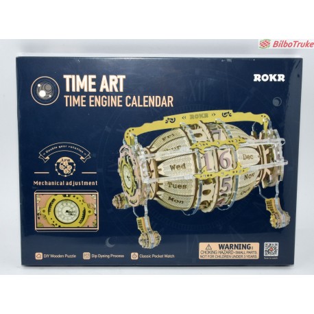 MAQUETA 3D TIME ART TIME ENGINE CALENDAR