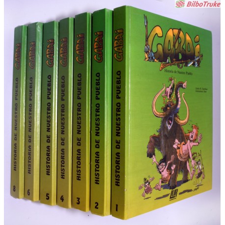 COLECCION LIBROS GABAI HISTORIA DE NUESTRO PUEBLO 7 TOMOS