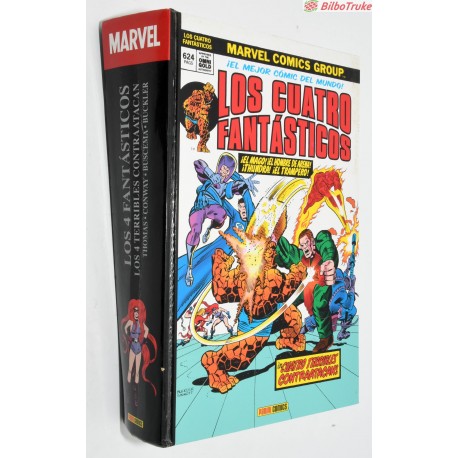 LIBRO COMIC MARVEL LOS 4 FANTASTICOS - LOS 4 TERRIBLES CONTRAATACAN