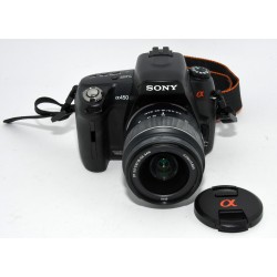 CAMARA COMPACTA DIGITAL SONY ALPHA 450 + 18-55MM SAM F:3.5-5.6