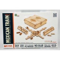 MAQUETA 3D GAME SET TREN MEXICANO DOMINO