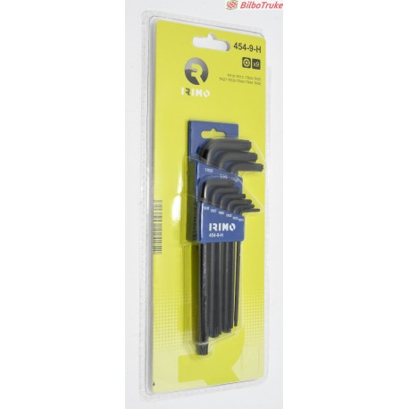 JUEGO LLAVES TORX IRIMO 454-9-H