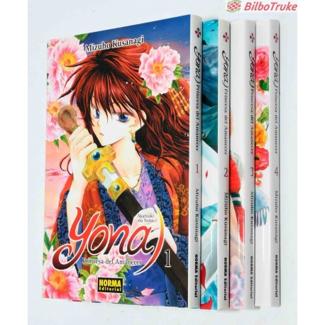 COLECCION MANGA PRINCESA DEL AMANECER 4 TOMOS