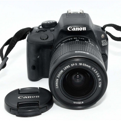 CÁMARA REFLEX DIGITAL CANON EOS 100D + CANON 18-55