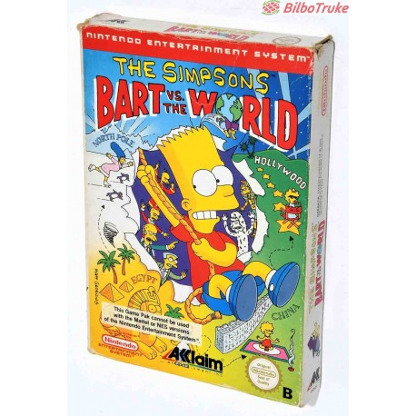 VIDEOJUEGO NES THE SIMPSONS BART VS THE WORLD