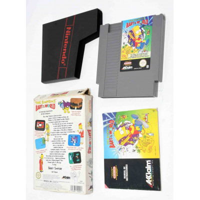 VIDEOJUEGO NES THE SIMPSONS BART VS THE WORLD