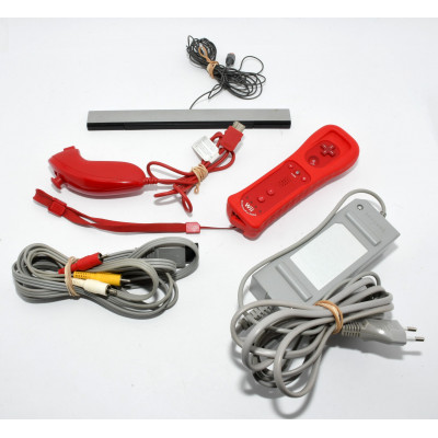 CONSOLA WII ROJA CON MANDO