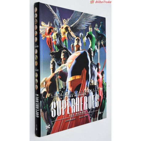 LIBRO LA LIGA DE LA JUSTICIA LOS MEJORES SUPERHEROES