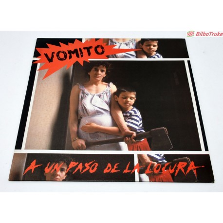 VINILO VOMITO - A UN PASO DE LA LOCURA (LP, ALBUM)