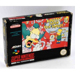 VIDEOJUEGO SUPER NINTENDO KRUSTYS SUPER FUN HOUSE