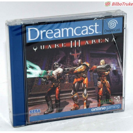 VIDEOJUEGO SEGA DREAMCAST QUAKE 3 ARENA PRECINTADO CON ROTURA