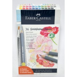 CAJA LAPICES FABER CASTELL 36 GOLDFABER AQUA