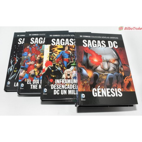 COLECCION LIBROS COMIC SAGAS DC TOMOS 1-11