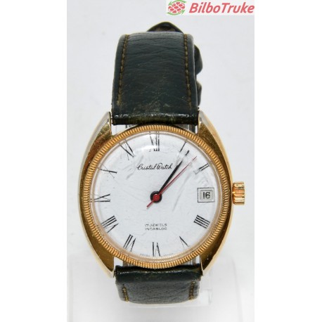 RELOJ DE CUERDA CRISTAL WATCH 17 JEWELS